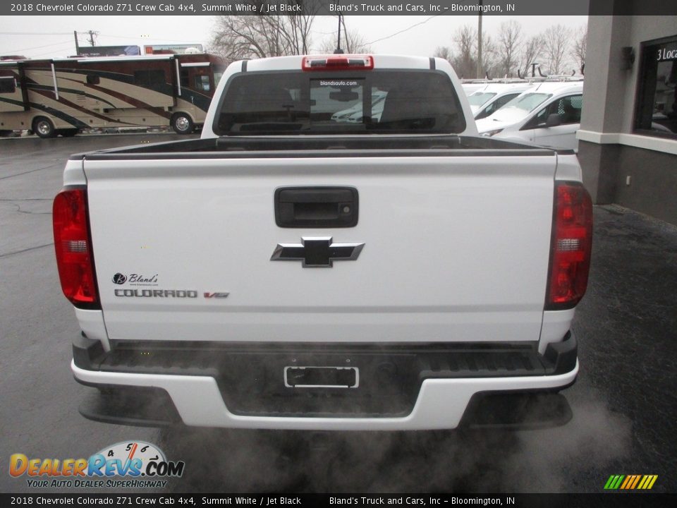 2018 Chevrolet Colorado Z71 Crew Cab 4x4 Summit White / Jet Black Photo #30