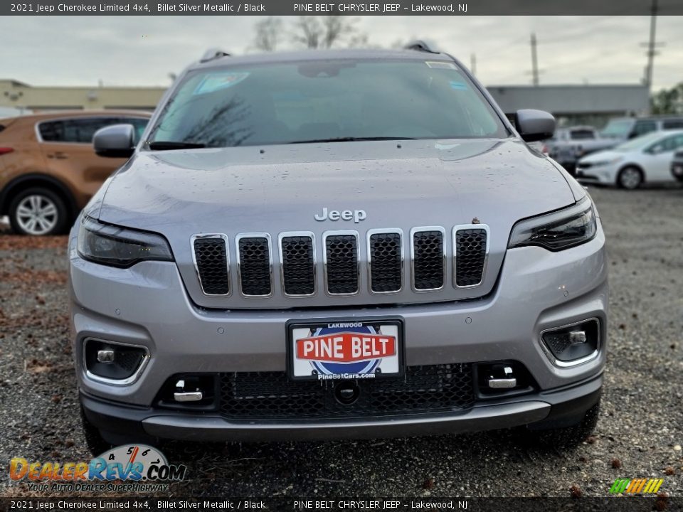 2021 Jeep Cherokee Limited 4x4 Billet Silver Metallic / Black Photo #3