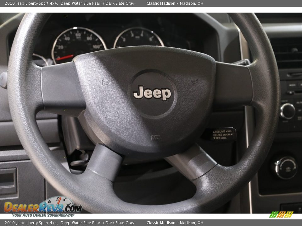 2010 Jeep Liberty Sport 4x4 Deep Water Blue Pearl / Dark Slate Gray Photo #7