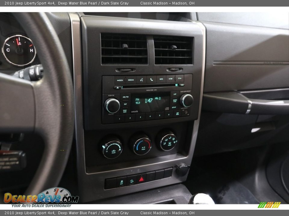 2010 Jeep Liberty Sport 4x4 Deep Water Blue Pearl / Dark Slate Gray Photo #9