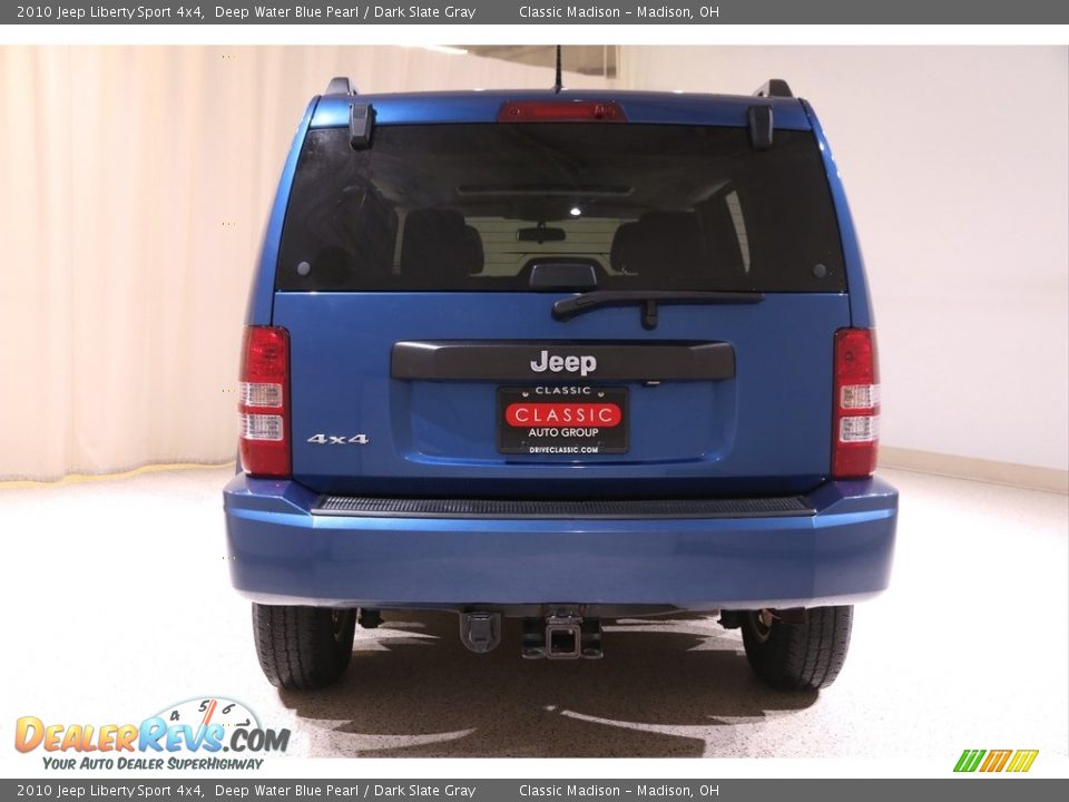 2010 Jeep Liberty Sport 4x4 Deep Water Blue Pearl / Dark Slate Gray Photo #15