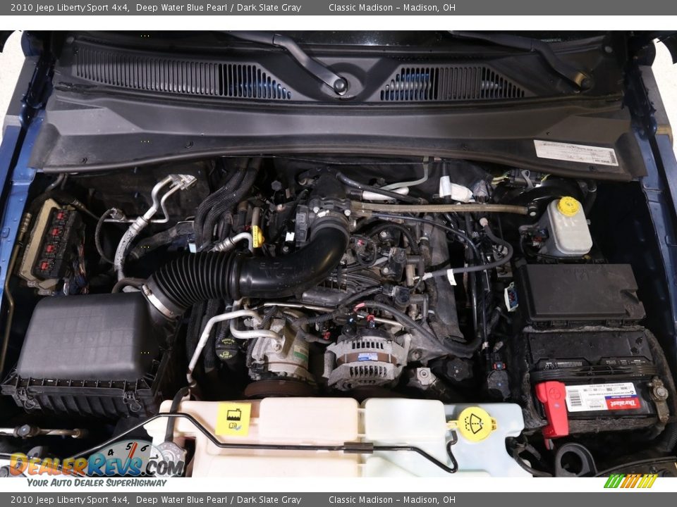 2010 Jeep Liberty Sport 4x4 Deep Water Blue Pearl / Dark Slate Gray Photo #16