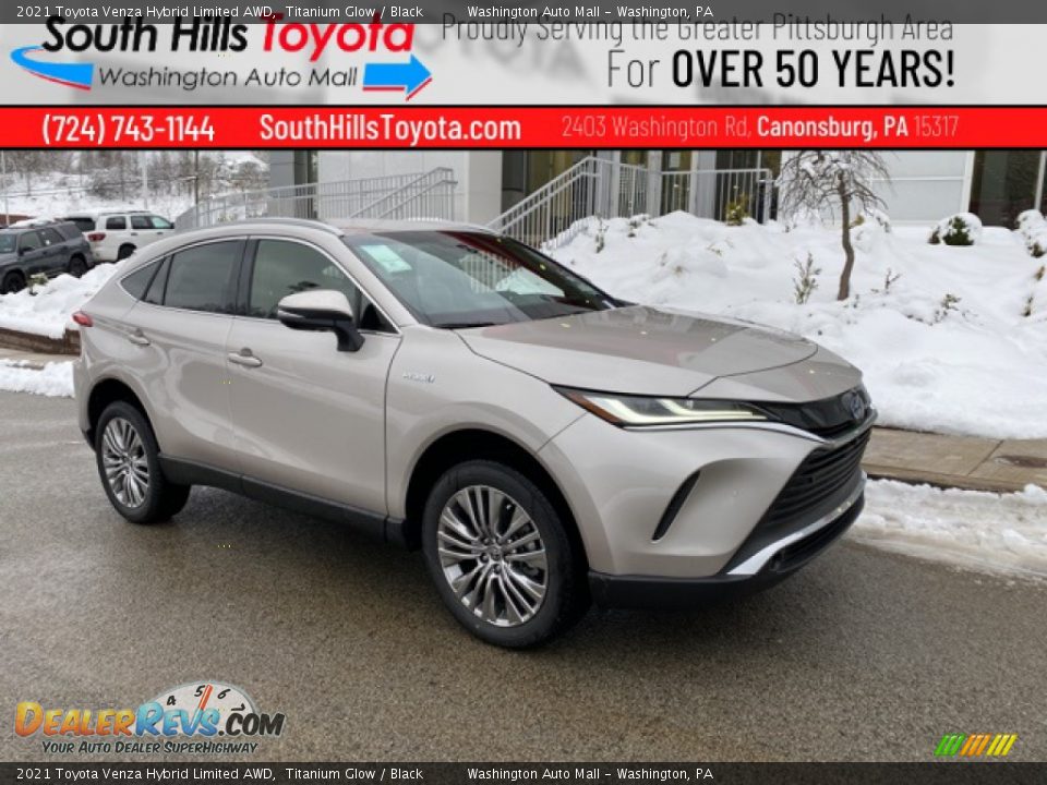 2021 Toyota Venza Hybrid Limited AWD Titanium Glow / Black Photo #1