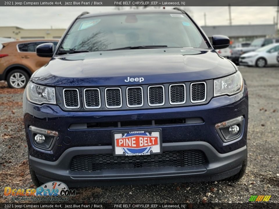 2021 Jeep Compass Latitude 4x4 Jazz Blue Pearl / Black Photo #3