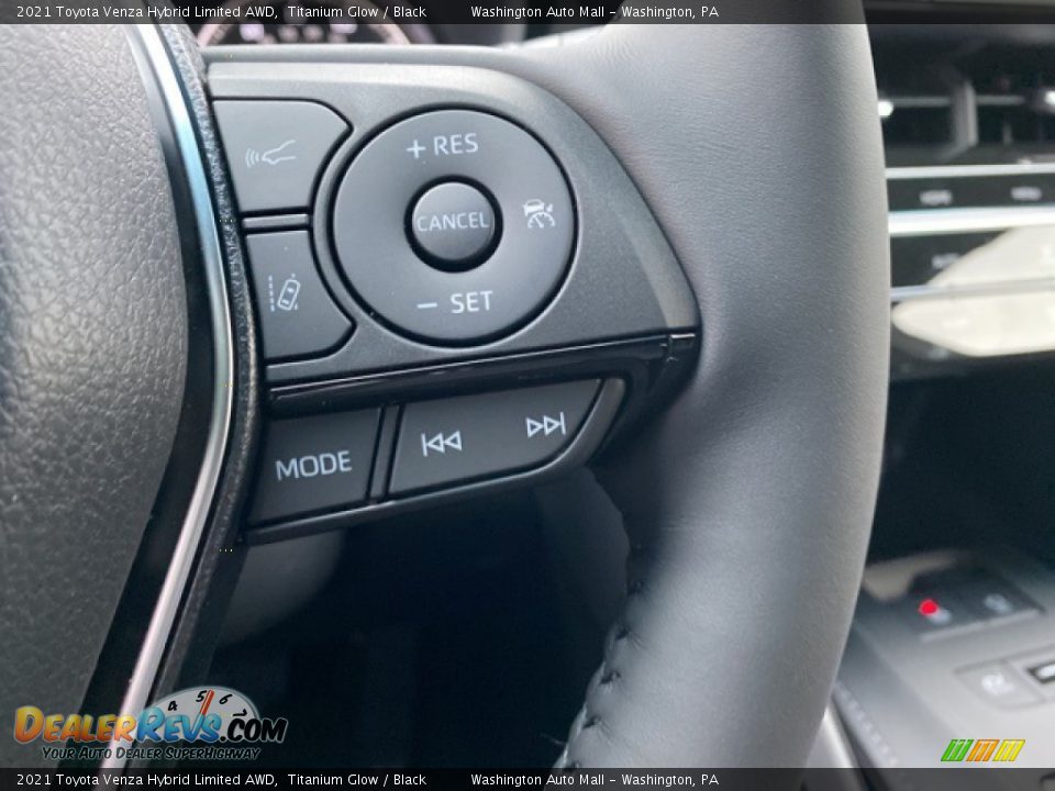 2021 Toyota Venza Hybrid Limited AWD Titanium Glow / Black Photo #7
