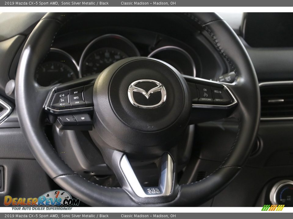 2019 Mazda CX-5 Sport AWD Sonic Silver Metallic / Black Photo #7