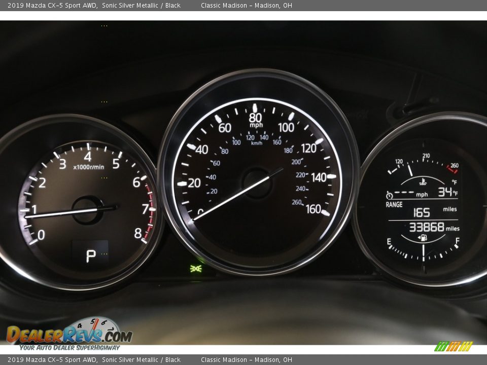 2019 Mazda CX-5 Sport AWD Sonic Silver Metallic / Black Photo #8
