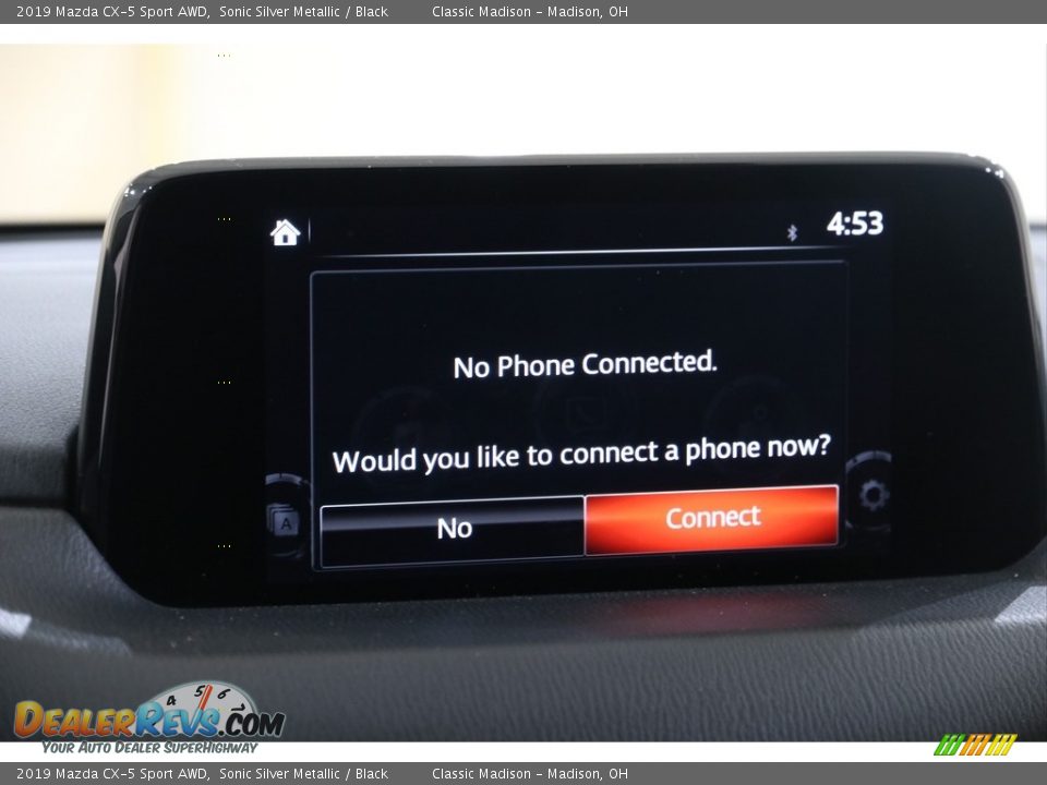 2019 Mazda CX-5 Sport AWD Sonic Silver Metallic / Black Photo #10