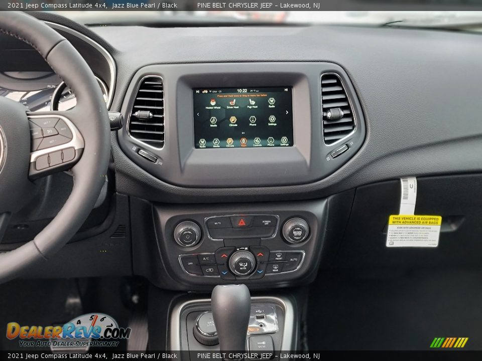 2021 Jeep Compass Latitude 4x4 Jazz Blue Pearl / Black Photo #10