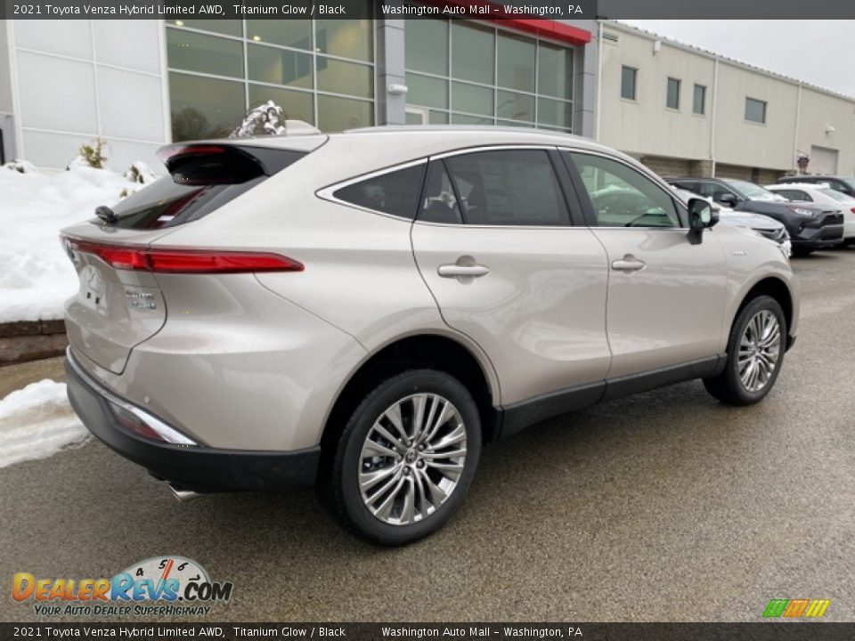 2021 Toyota Venza Hybrid Limited AWD Titanium Glow / Black Photo #13