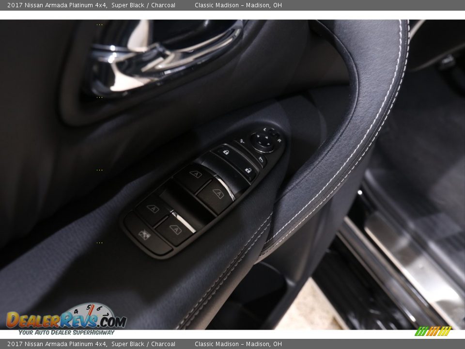 2017 Nissan Armada Platinum 4x4 Super Black / Charcoal Photo #5
