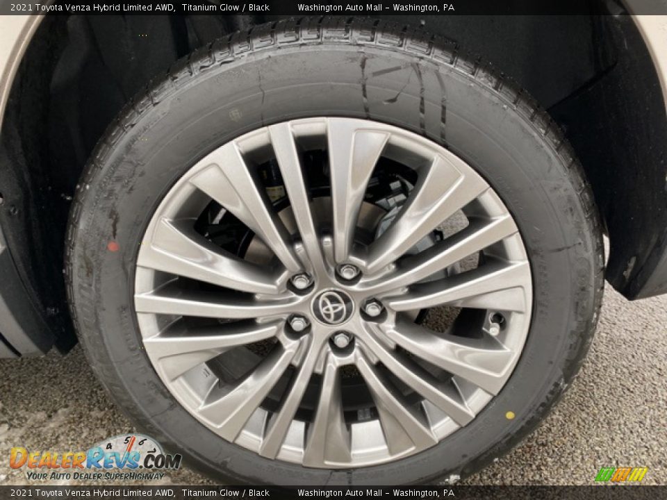 2021 Toyota Venza Hybrid Limited AWD Titanium Glow / Black Photo #33