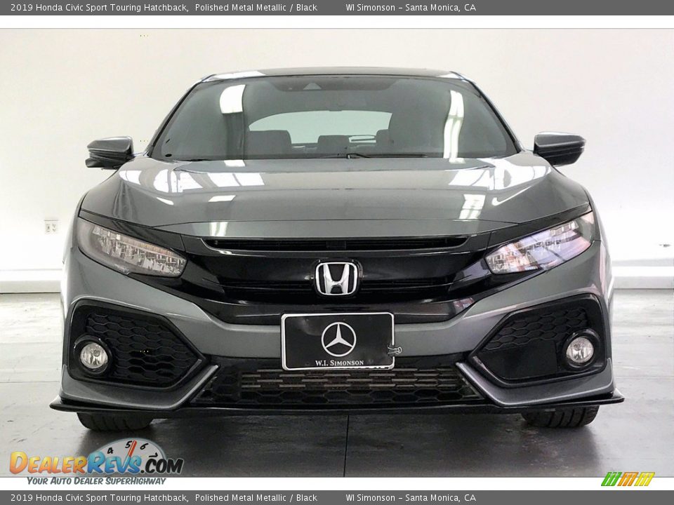 2019 Honda Civic Sport Touring Hatchback Polished Metal Metallic / Black Photo #2