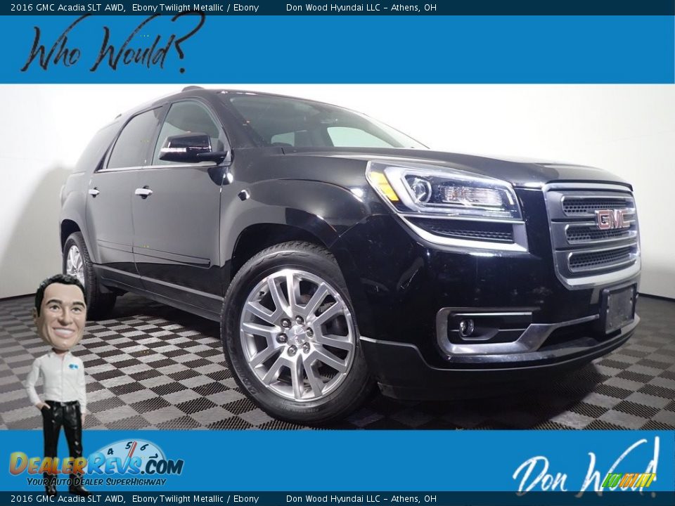 2016 GMC Acadia SLT AWD Ebony Twilight Metallic / Ebony Photo #1