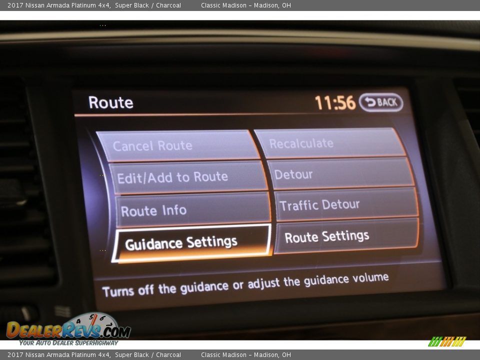 2017 Nissan Armada Platinum 4x4 Super Black / Charcoal Photo #15