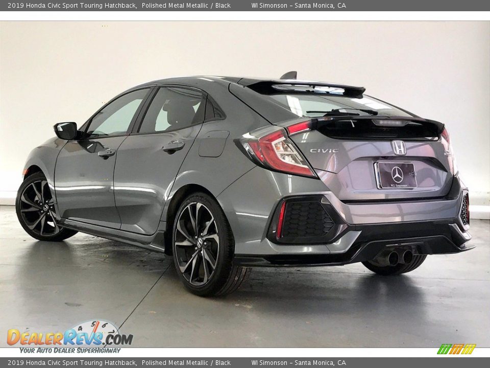 Polished Metal Metallic 2019 Honda Civic Sport Touring Hatchback Photo #10