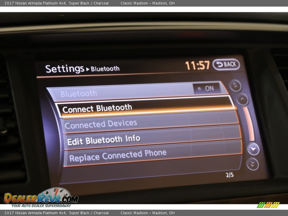 2017 Nissan Armada Platinum 4x4 Super Black / Charcoal Photo #21
