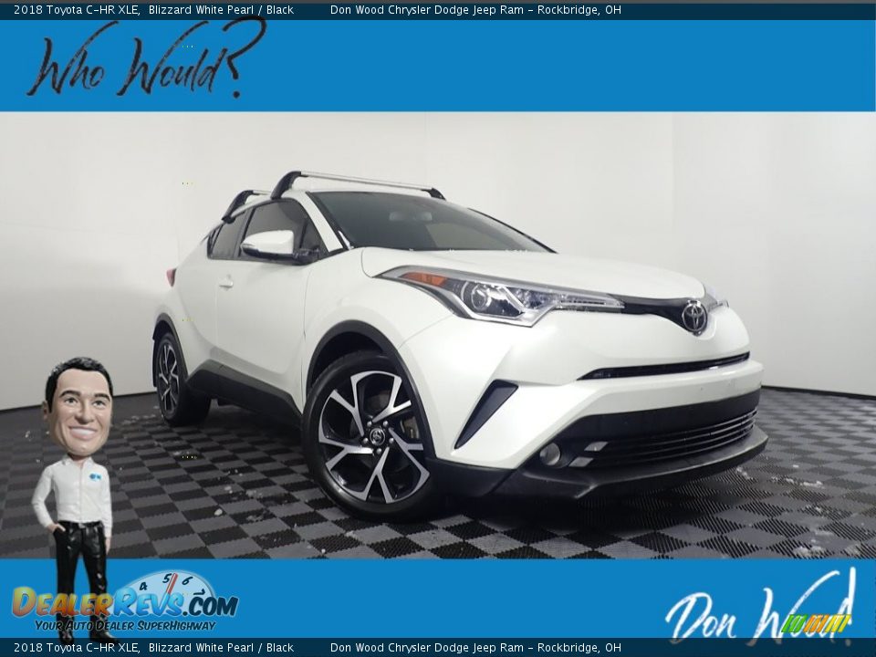 2018 Toyota C-HR XLE Blizzard White Pearl / Black Photo #1