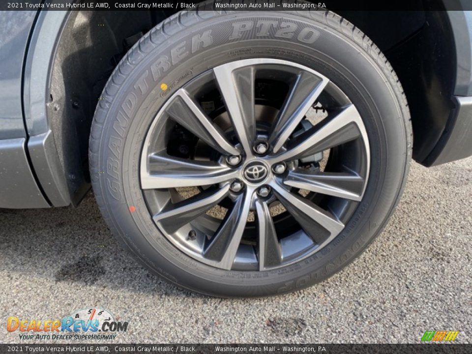2021 Toyota Venza Hybrid LE AWD Coastal Gray Metallic / Black Photo #30