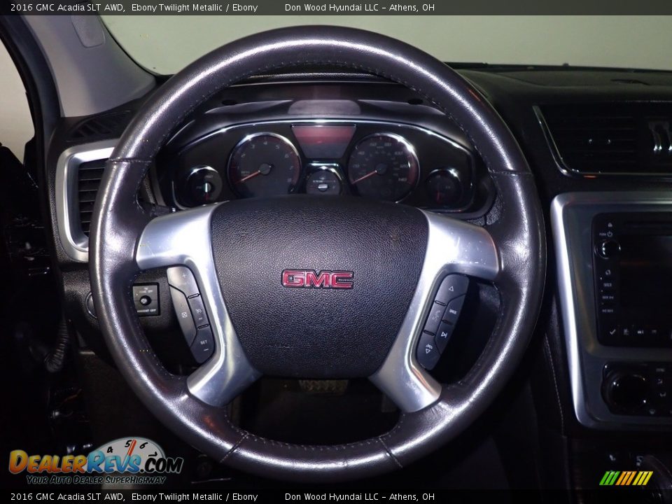 2016 GMC Acadia SLT AWD Ebony Twilight Metallic / Ebony Photo #28