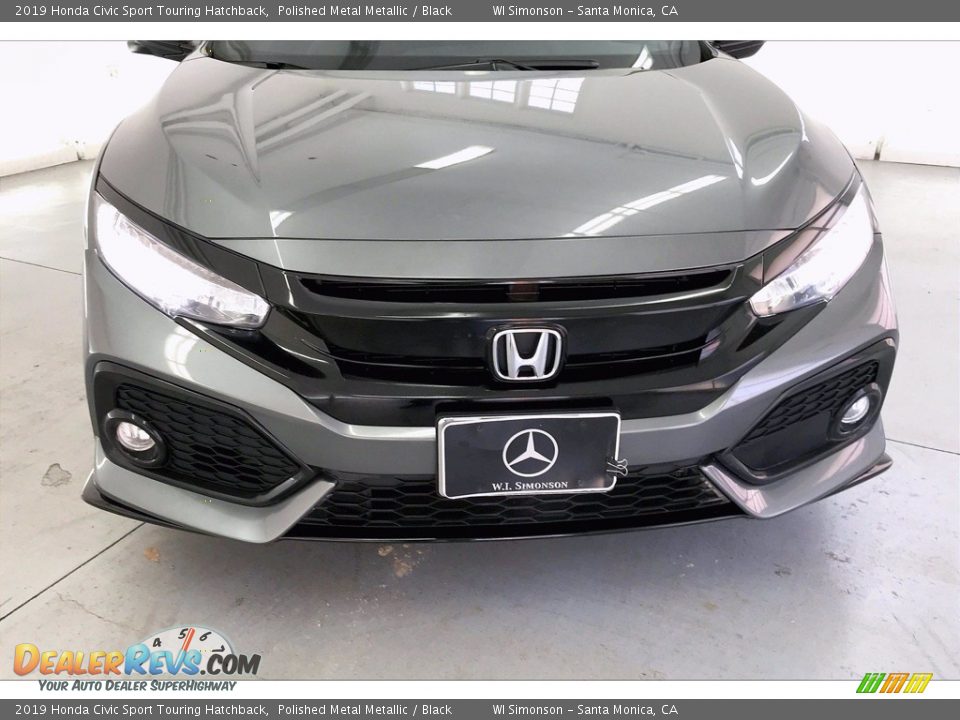 2019 Honda Civic Sport Touring Hatchback Polished Metal Metallic / Black Photo #30