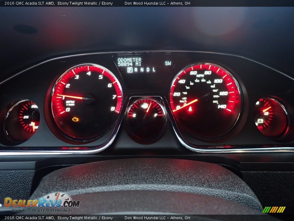 2016 GMC Acadia SLT AWD Ebony Twilight Metallic / Ebony Photo #29