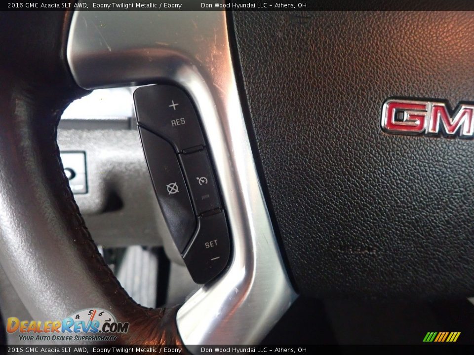 2016 GMC Acadia SLT AWD Ebony Twilight Metallic / Ebony Photo #30