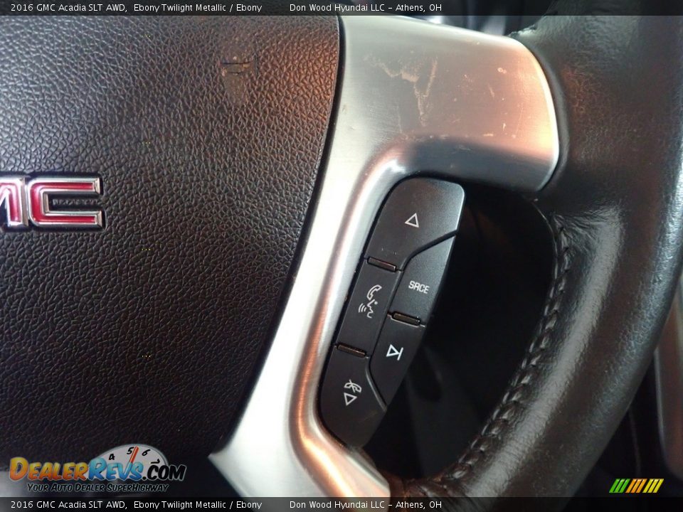 2016 GMC Acadia SLT AWD Ebony Twilight Metallic / Ebony Photo #31