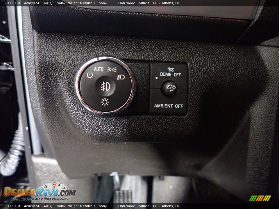 2016 GMC Acadia SLT AWD Ebony Twilight Metallic / Ebony Photo #32
