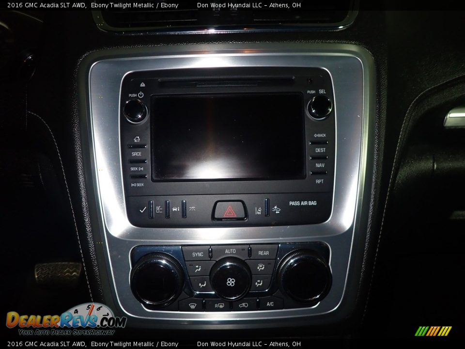 2016 GMC Acadia SLT AWD Ebony Twilight Metallic / Ebony Photo #33