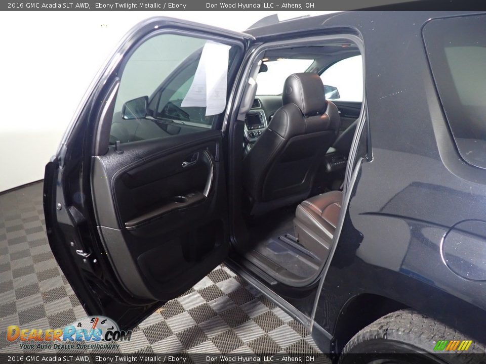 2016 GMC Acadia SLT AWD Ebony Twilight Metallic / Ebony Photo #36