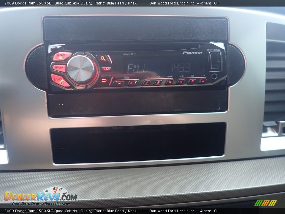 2009 Dodge Ram 3500 SLT Quad Cab 4x4 Dually Patriot Blue Pearl / Khaki Photo #22