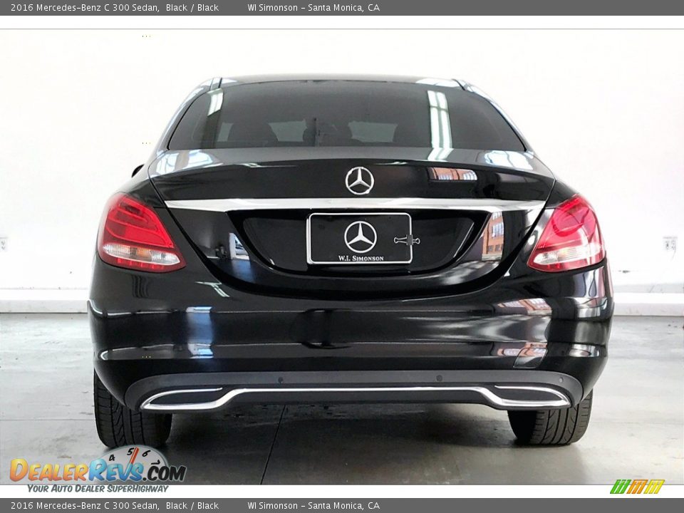 2016 Mercedes-Benz C 300 Sedan Black / Black Photo #3