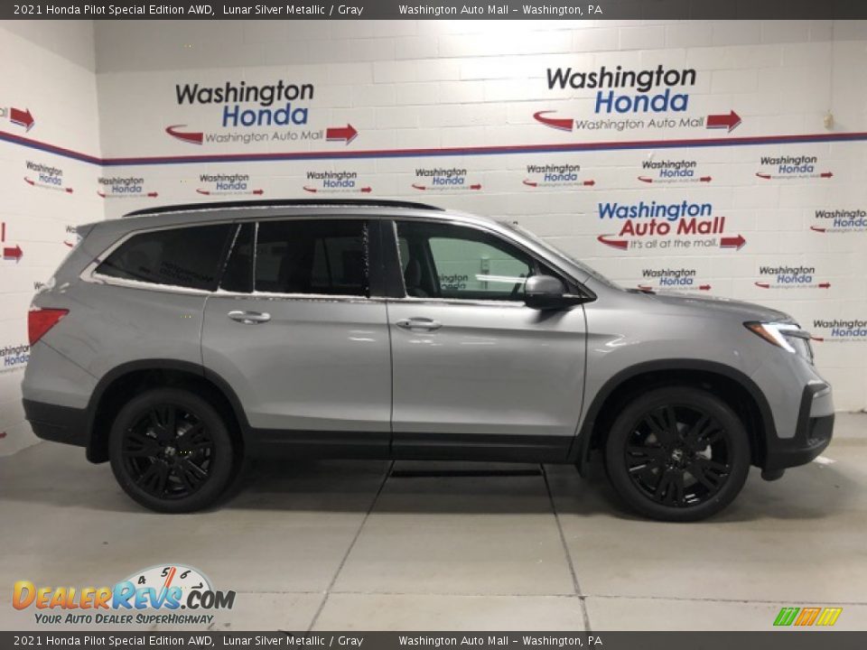 2021 Honda Pilot Special Edition AWD Lunar Silver Metallic / Gray Photo #1