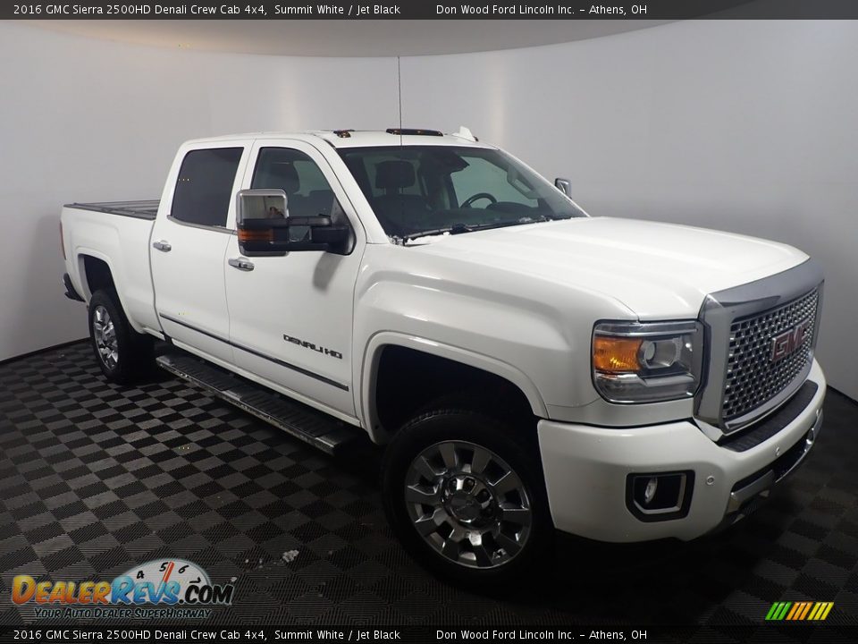 2016 GMC Sierra 2500HD Denali Crew Cab 4x4 Summit White / Jet Black Photo #8