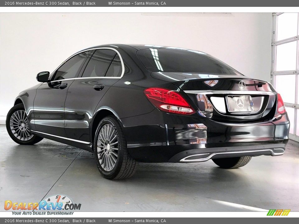 2016 Mercedes-Benz C 300 Sedan Black / Black Photo #9