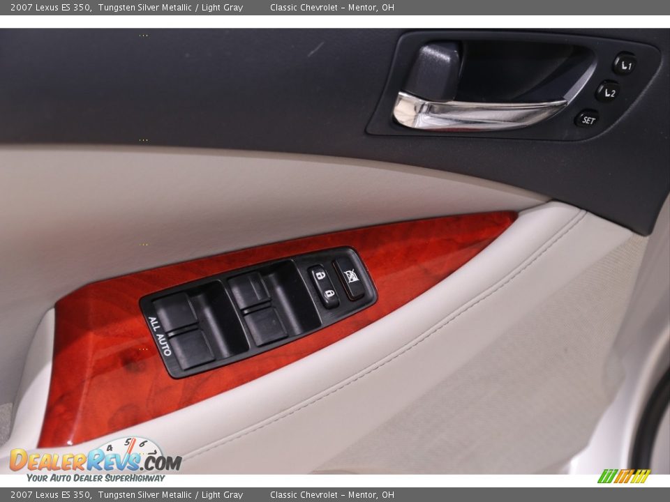 2007 Lexus ES 350 Tungsten Silver Metallic / Light Gray Photo #5