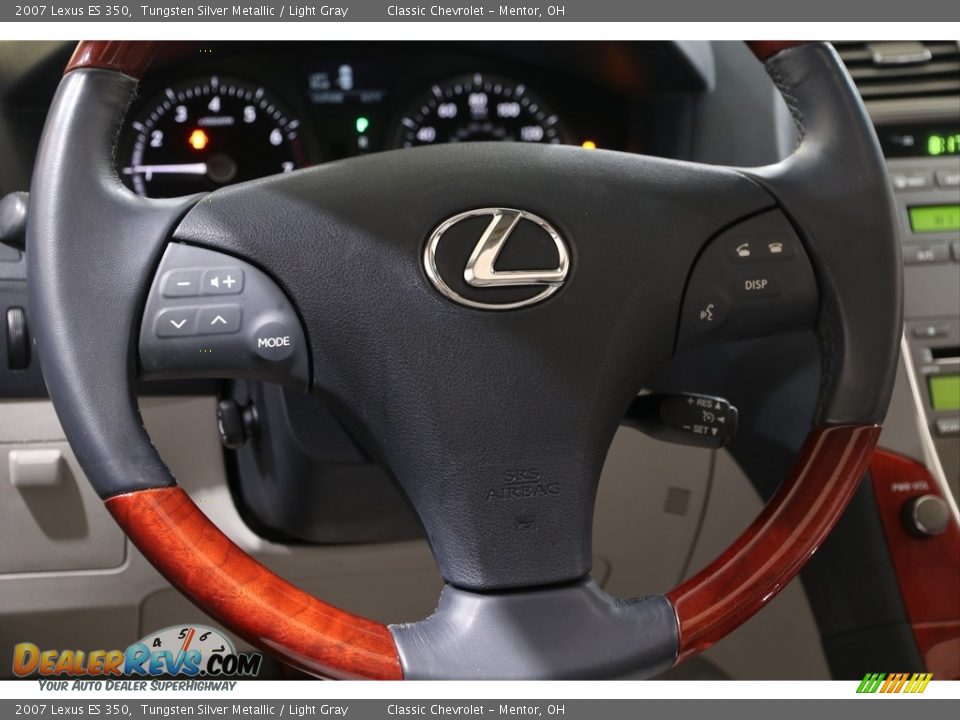 2007 Lexus ES 350 Tungsten Silver Metallic / Light Gray Photo #10