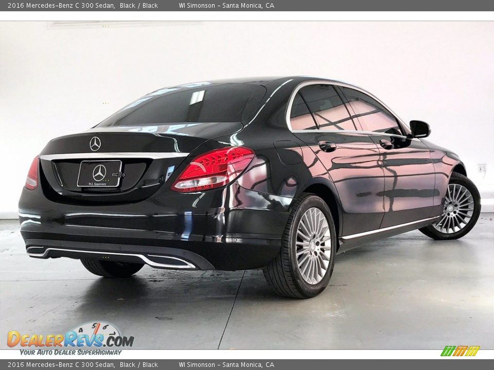 2016 Mercedes-Benz C 300 Sedan Black / Black Photo #12