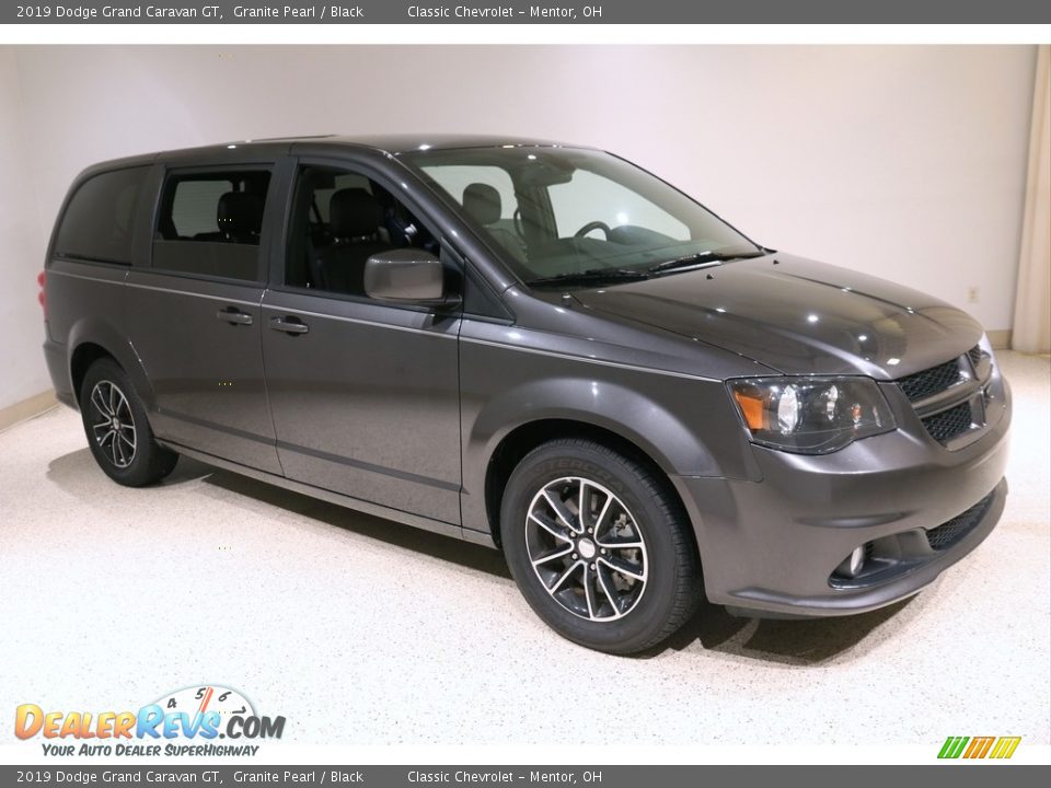 2019 Dodge Grand Caravan GT Granite Pearl / Black Photo #1