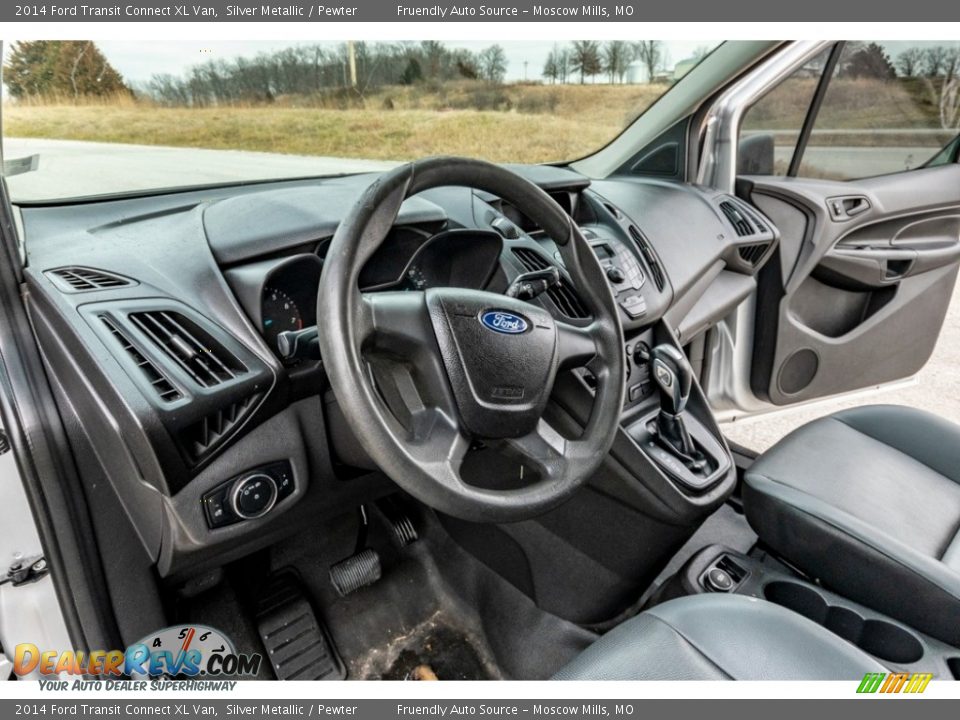 Pewter Interior - 2014 Ford Transit Connect XL Van Photo #4