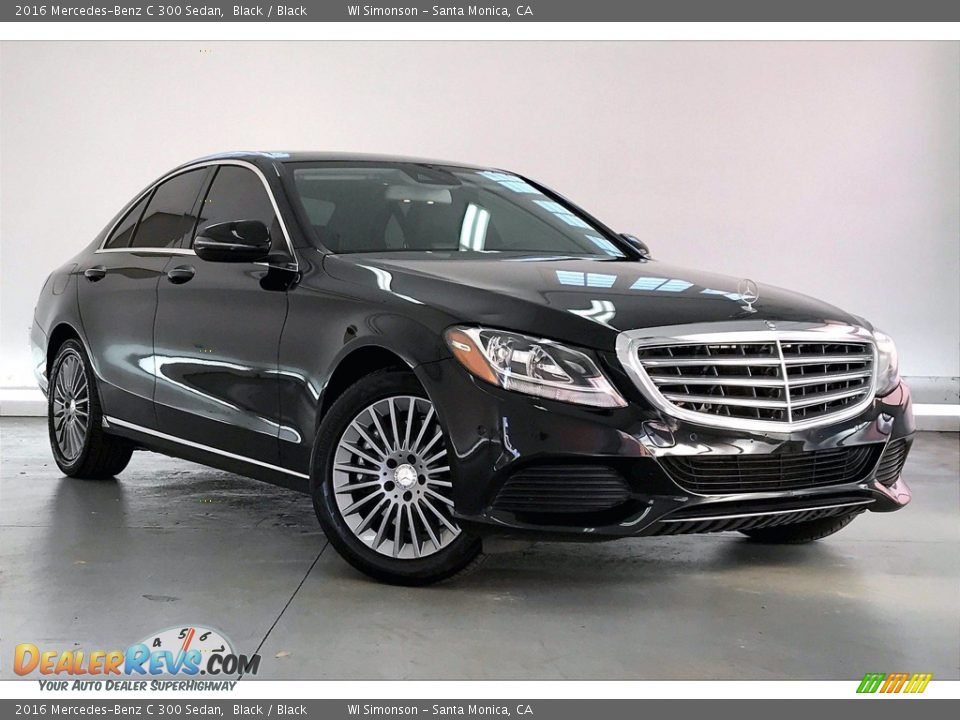 2016 Mercedes-Benz C 300 Sedan Black / Black Photo #33