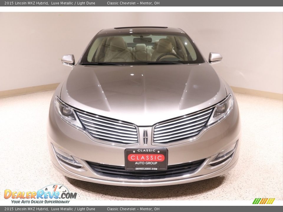 2015 Lincoln MKZ Hybrid Luxe Metallic / Light Dune Photo #2