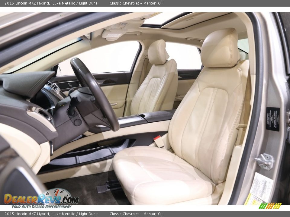 Front Seat of 2015 Lincoln MKZ Hybrid Photo #6