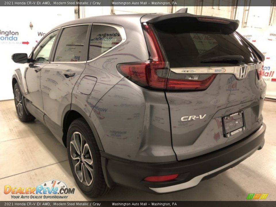 2021 Honda CR-V EX AWD Modern Steel Metallic / Gray Photo #4