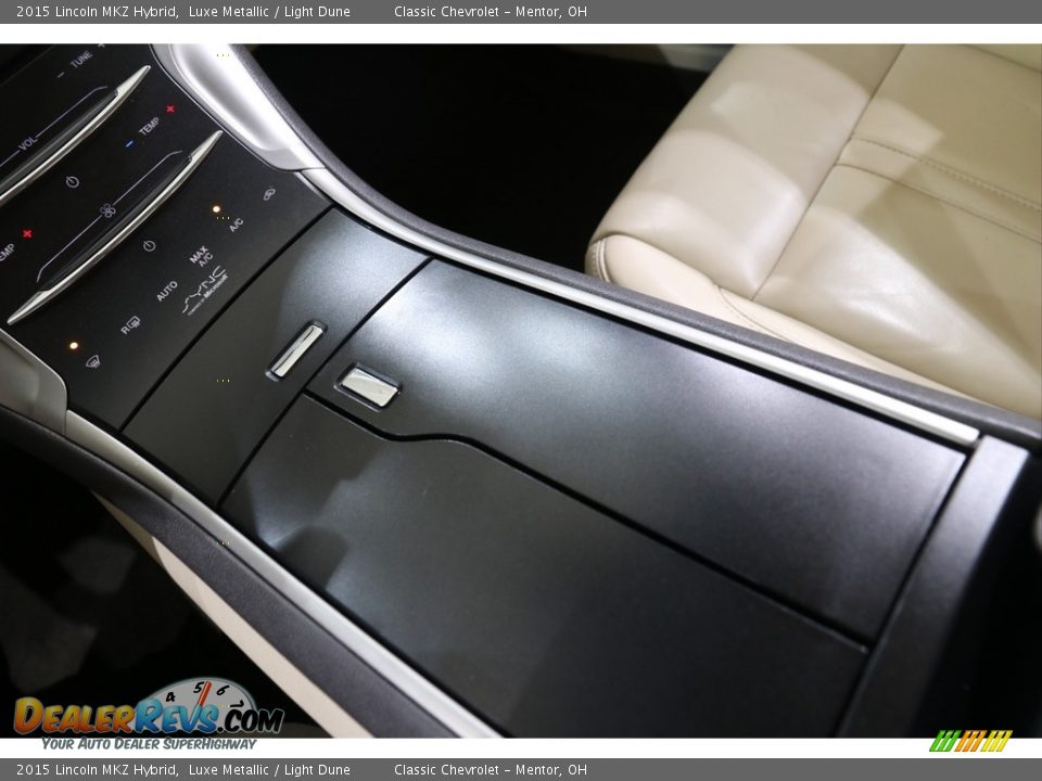 2015 Lincoln MKZ Hybrid Luxe Metallic / Light Dune Photo #19