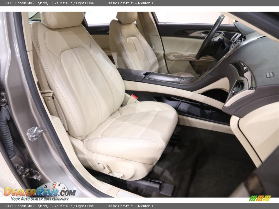 Front Seat of 2015 Lincoln MKZ Hybrid Photo #21