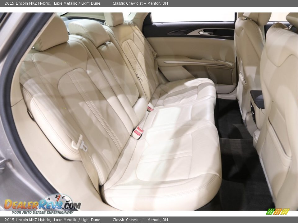 Rear Seat of 2015 Lincoln MKZ Hybrid Photo #22