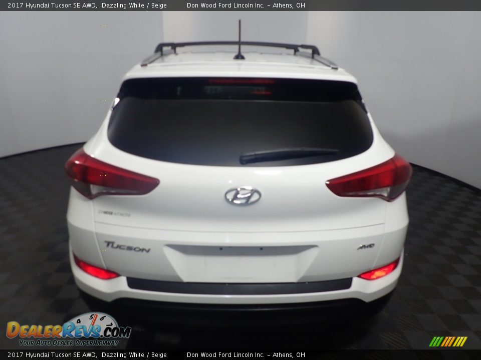 2017 Hyundai Tucson SE AWD Dazzling White / Beige Photo #19