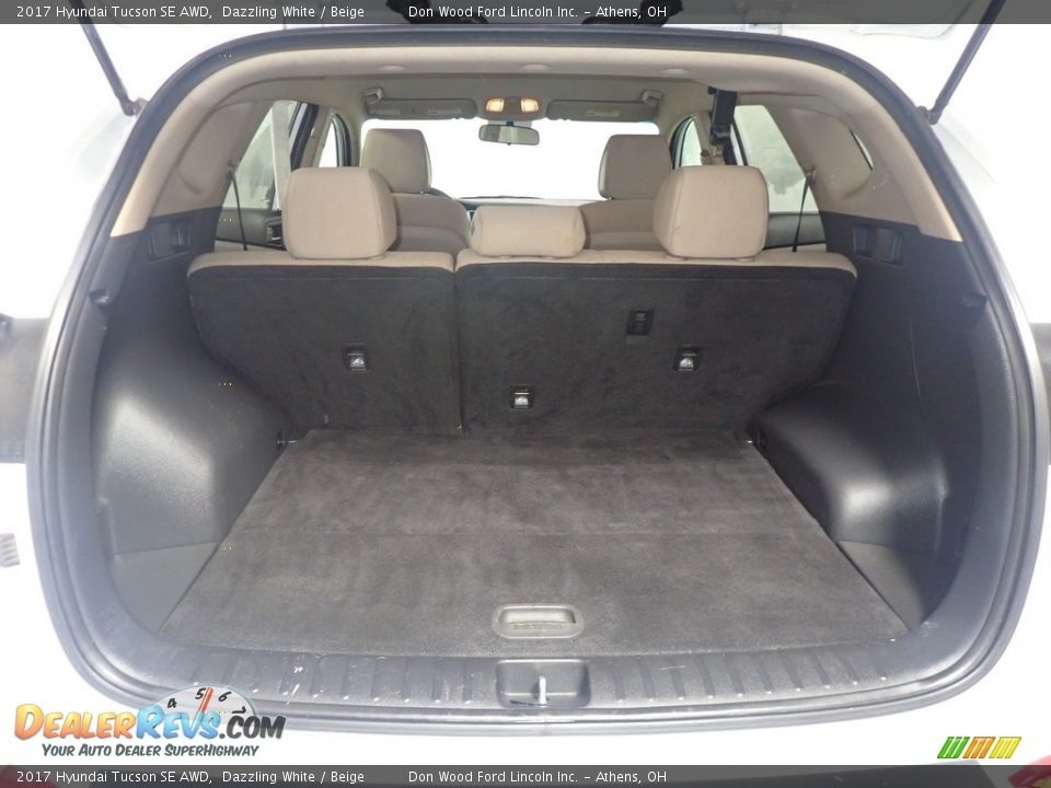 2017 Hyundai Tucson SE AWD Dazzling White / Beige Photo #22